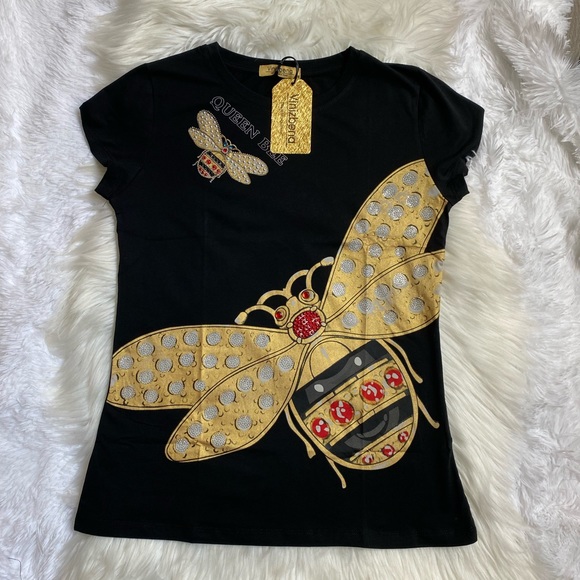 Vinizbena T-Shirt size M🐝color Black - Picture 8 of 15